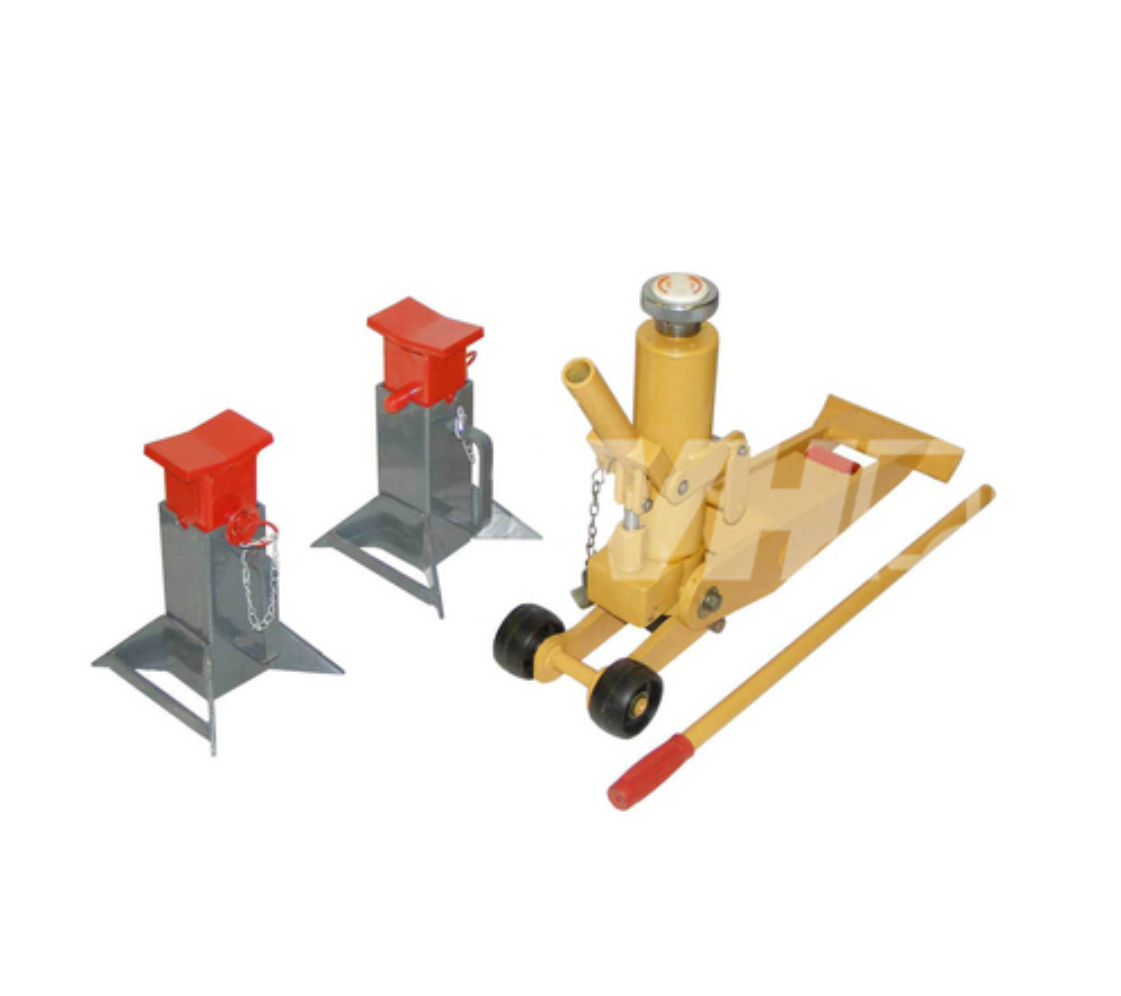 Gabelstaplerheber-Set – 4.000 kg inkl. 2 Unterstellböcke