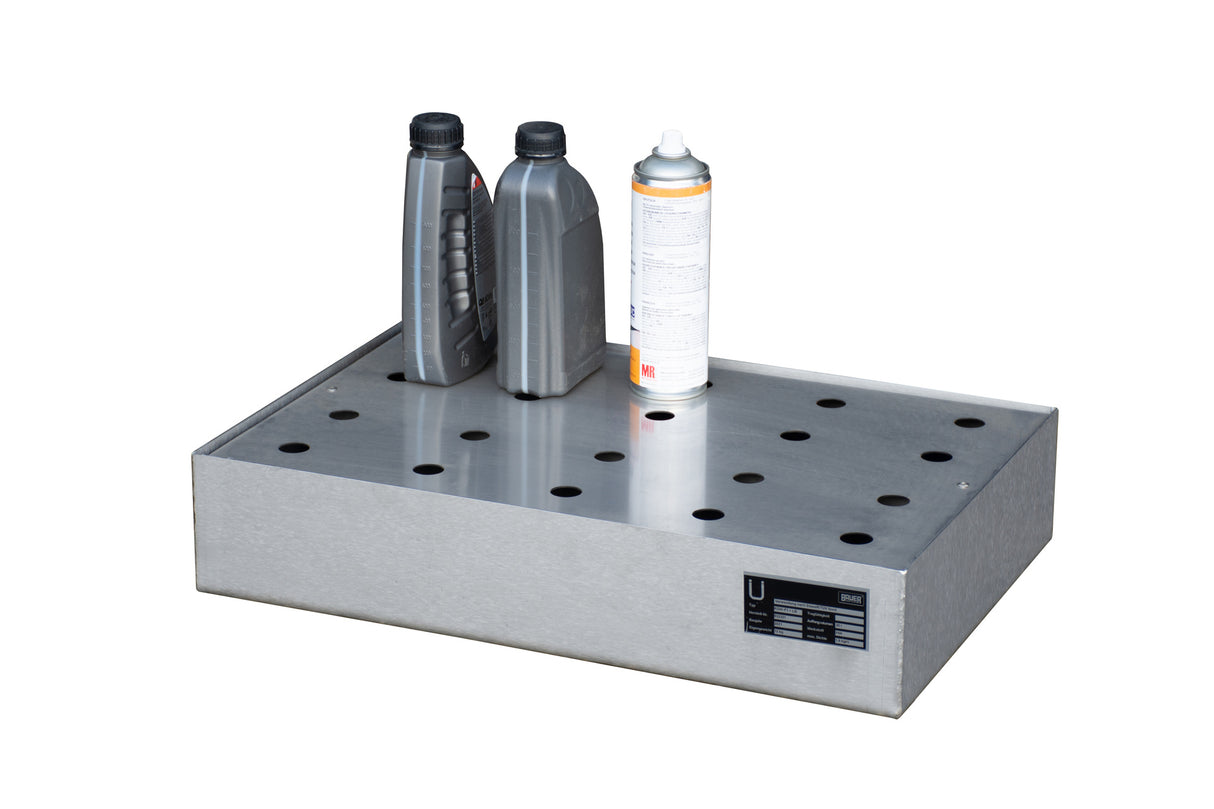 Kleingebindewannen aus Edelstahl für Paletten KGW-P V4A