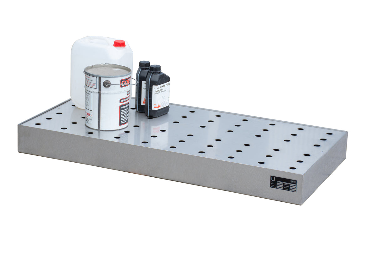 Kleingebindewannen aus Edelstahl für Paletten KGW-P V4A