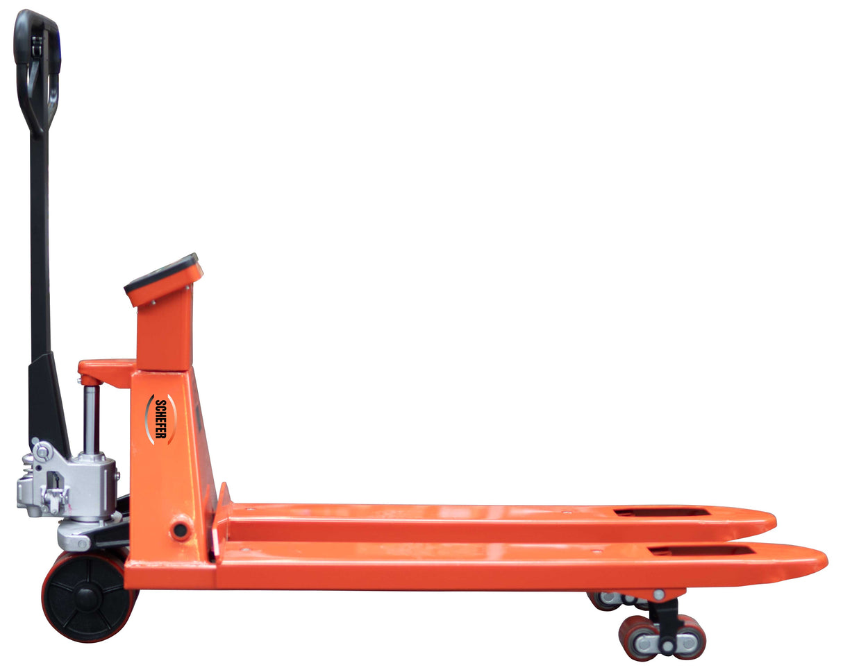 Schefer Gabelhubwagen Eco mit Waage