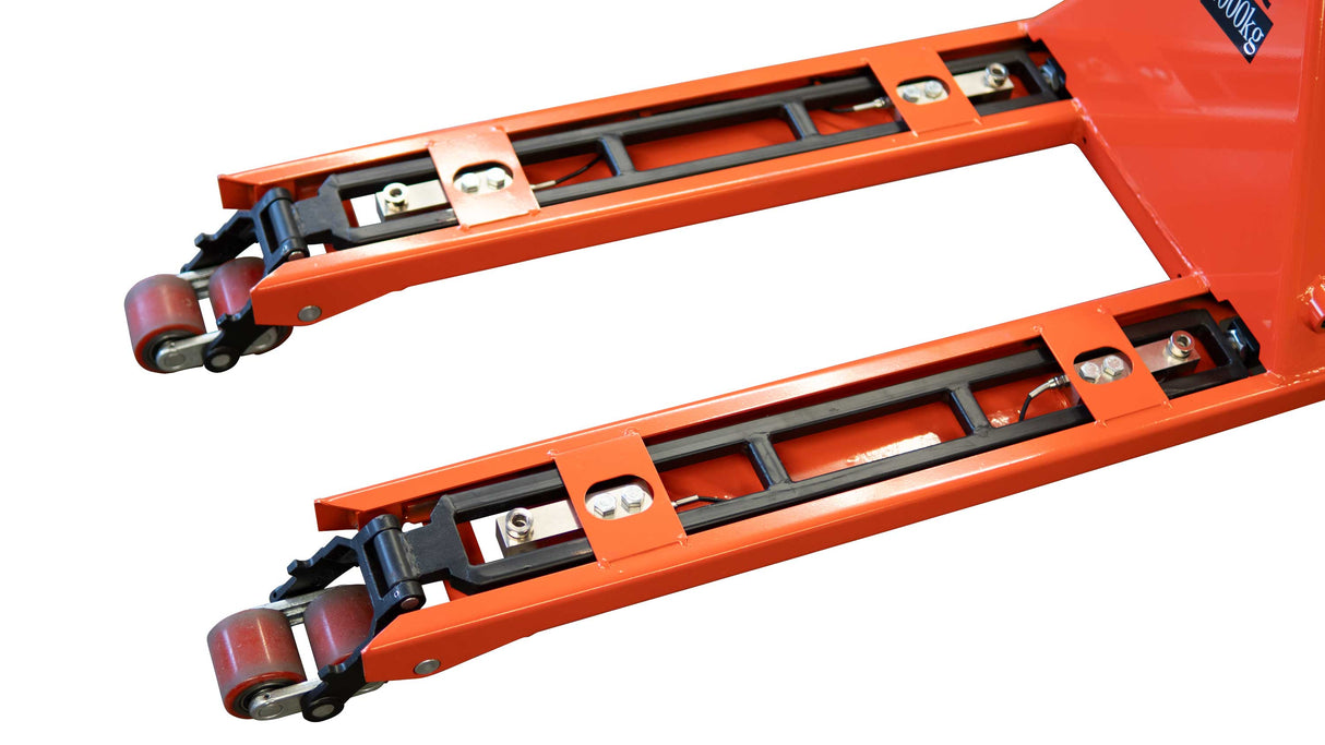 Schefer Gabelhubwagen Eco mit Waage